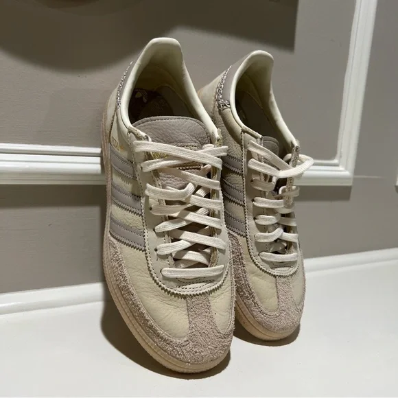 adidas Handball Spezial Cream White Beige (Women's 7) - Picture 2 of 9